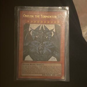 Yu-Gi-Oh! Obelisk the Tormentor Trading Card - Blue and Black